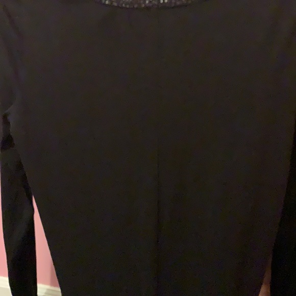 Ladies Olsen Europe V-Neck Sequin Hi-Lo top Sz S-M - Picture 4 of 6